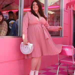 Long Sleeve Pleated Midi Dress | Poshmark